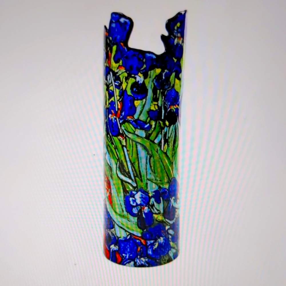 Irises Ceramic Vase